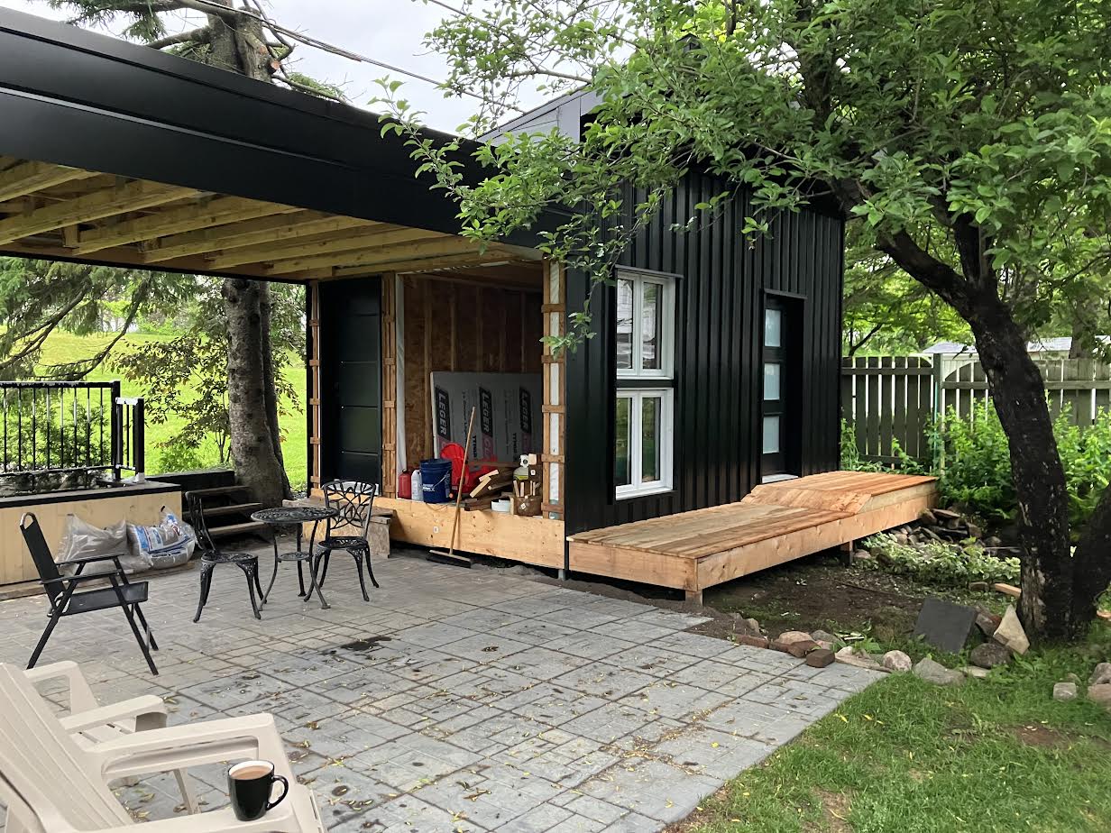 Pool house Sainte-Foy — ossature