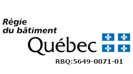 Licence Régie du Bâtiment du Québec (RBQ) no. 5649-0071-01